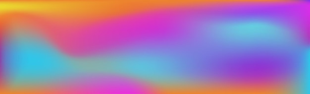 Grande fundo panorâmico turvo de verão gradiente multicolorido