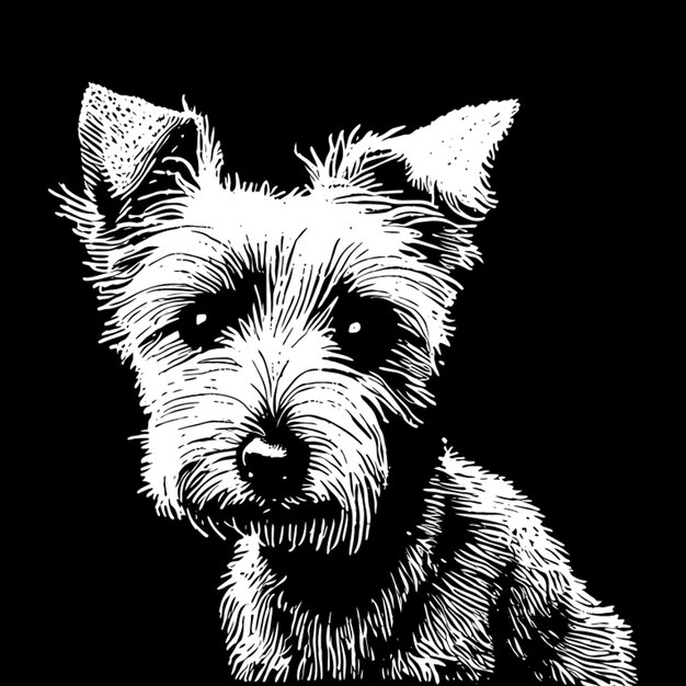 gravação de ilustrações vetoriais de adesivos para cães