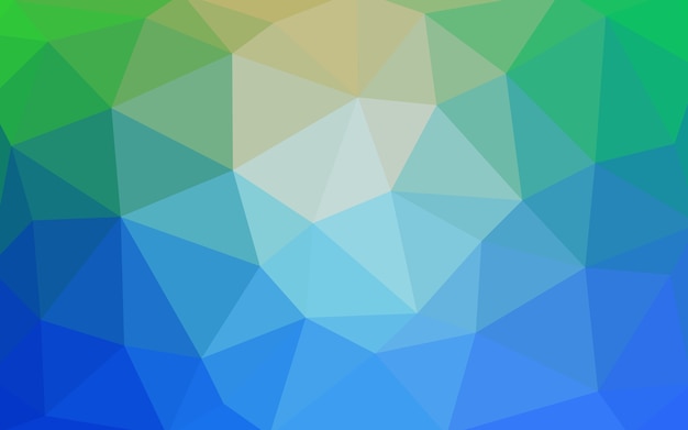 Green vector low poly fundo de cristal