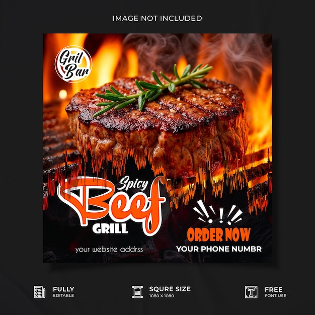 Grelha de carne picante - Pede agora