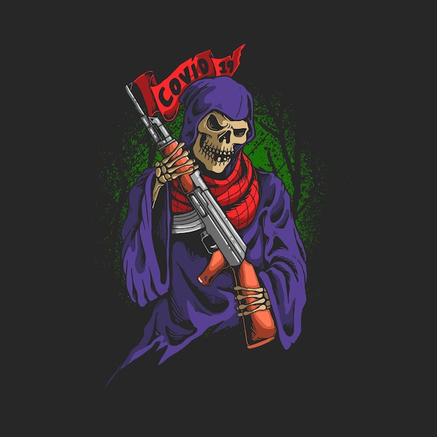 Grim reaper use a arma de vírus ak47