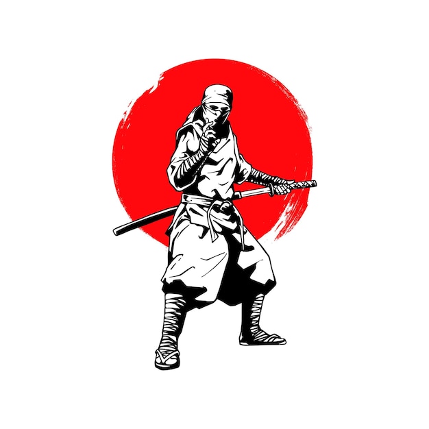 Guerreiro ninja japonês