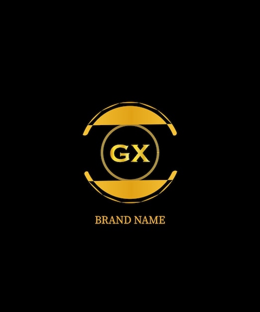 GX Letter Logo Design Único Atractivo Criativo Moderno Inicial GX Inicial Baseado em Iconos de Letras Logo