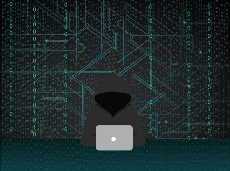 Vetor hacker do sistema