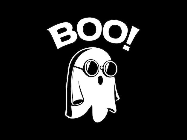 Vetor halloween fantasma boo