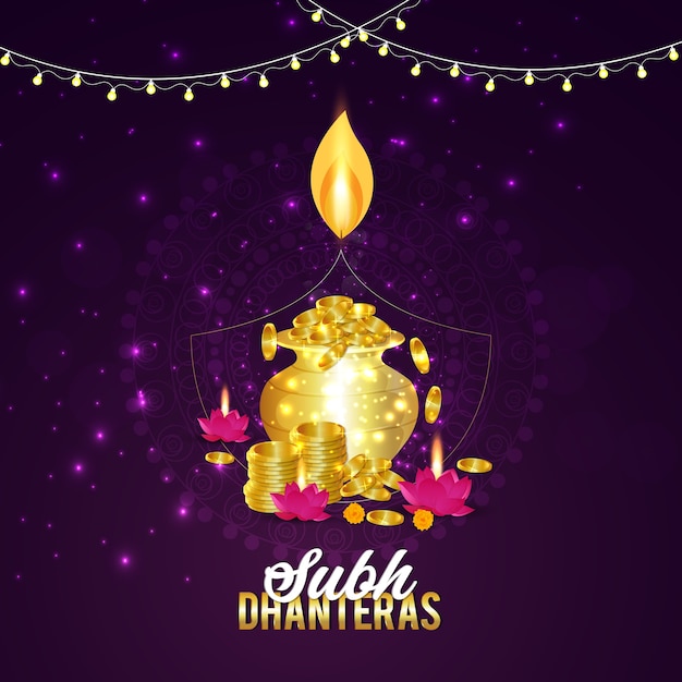 Happy dhanteras design