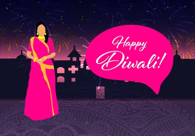 Happy DiwaliHappy Diwali Traditional Indian Festival