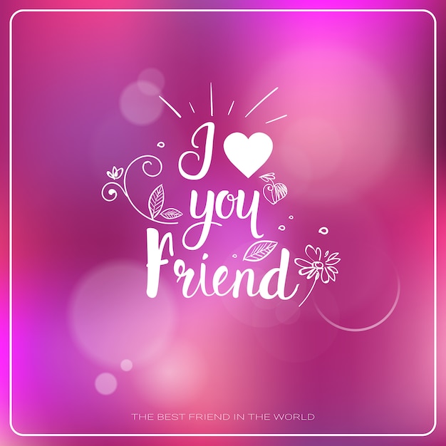 Happy friendship day logo greeting card banner de férias de amigos