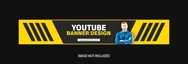 Vetor header profissional de linkedin banner de mídia social e modelo de design de capa de canal do youtube
