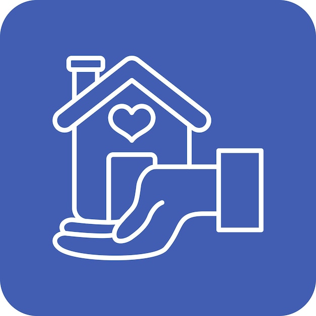 Vetor help homeless icon