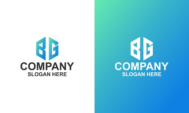 Hexagon corporate logo premium