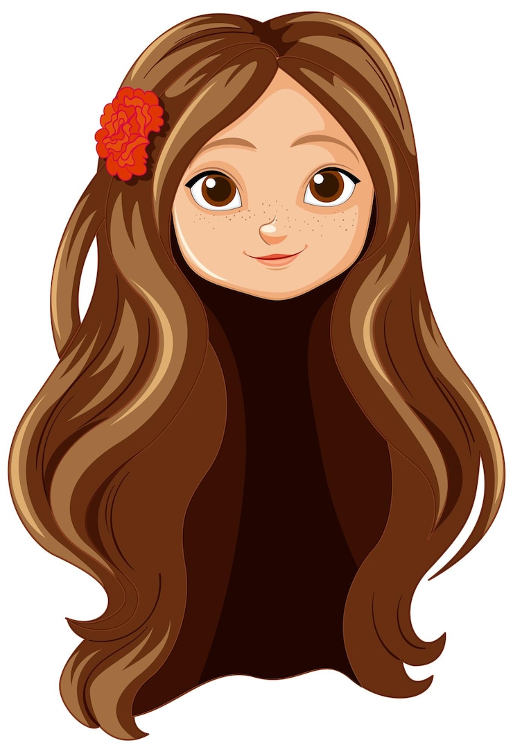 Vetor hippie com uma flor