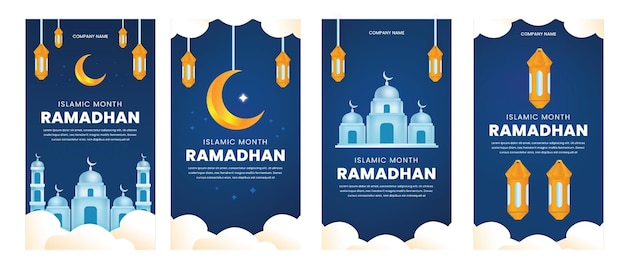 Histórias de mídia social do Ramadã