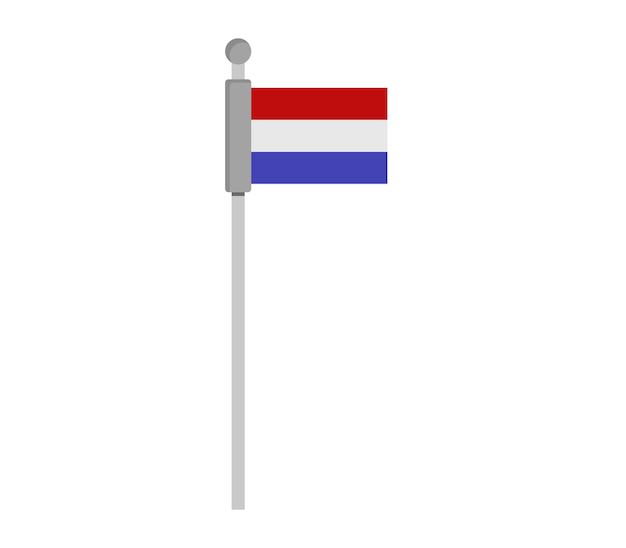 Vetor holandês bandeira