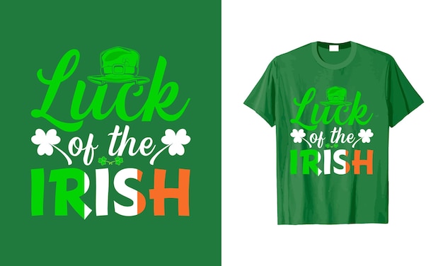 Vetor holiday luck of the irish t-shirt-st patrick's day t-shirt irlandês verde engraçado