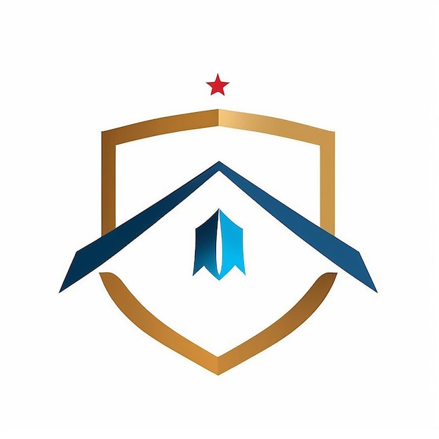 Vetor home shield protect modelo de ícone vetorial do logotipo