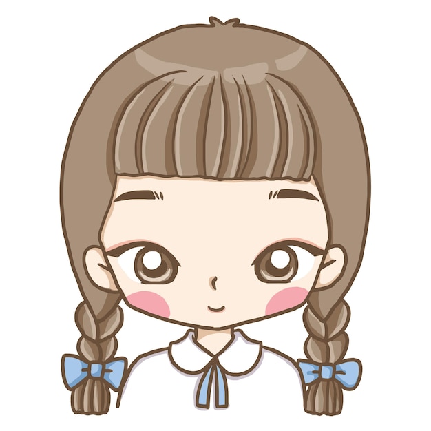 boneca para colorir vestir desenho desenhos animados rabisco kawaii anime  ilustração fofa desenhando personagem de clip art chibi manga cômico  15280939 PNG