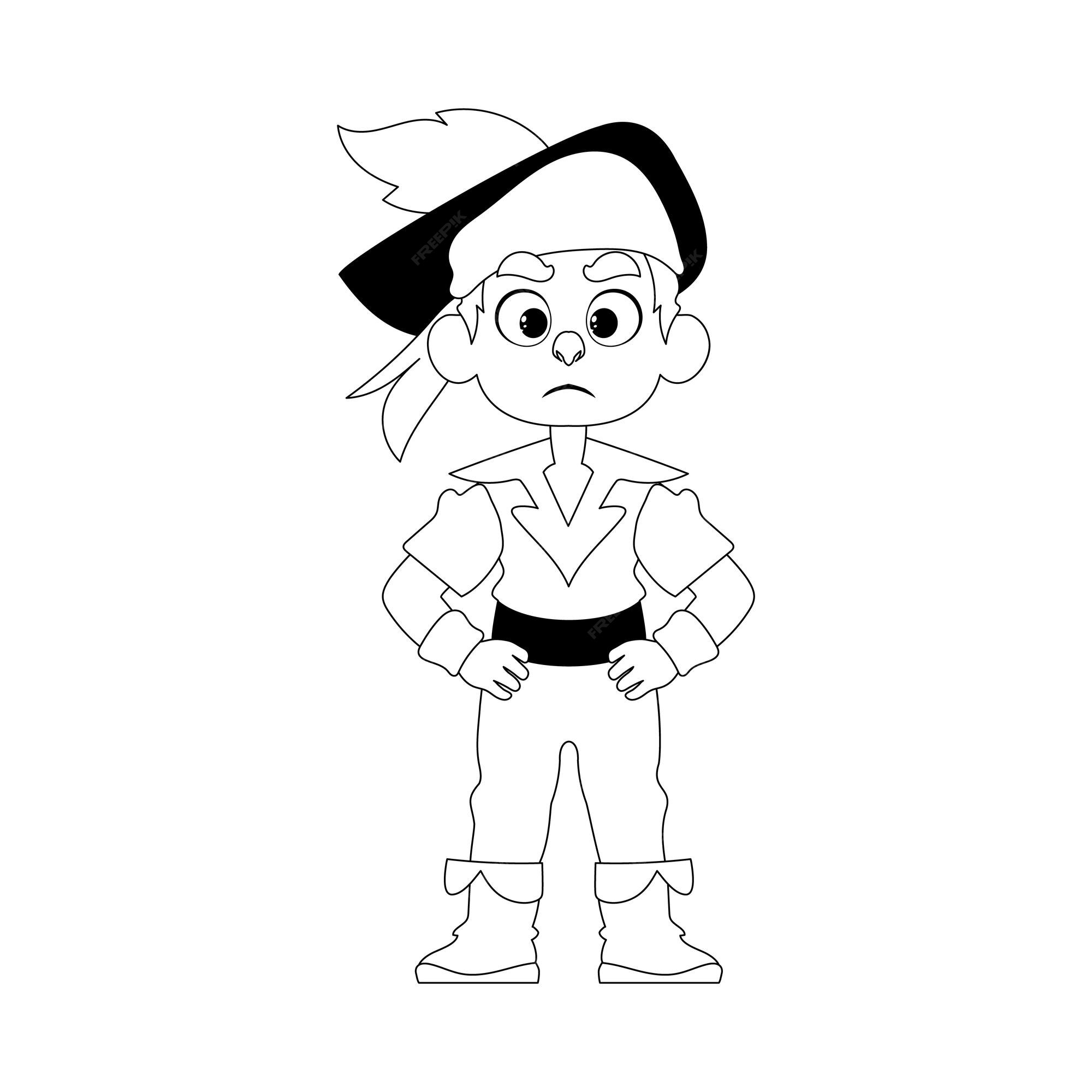 Desenhos engraçados do Roblox Pirate para colorir para imprimir  gratuitamente para crianças de todas as idades