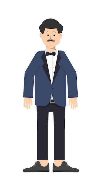 Homem Velho de Vestuário Formal