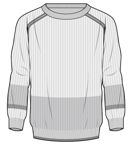 Homens meio cardigan costurado raglan manga jumper