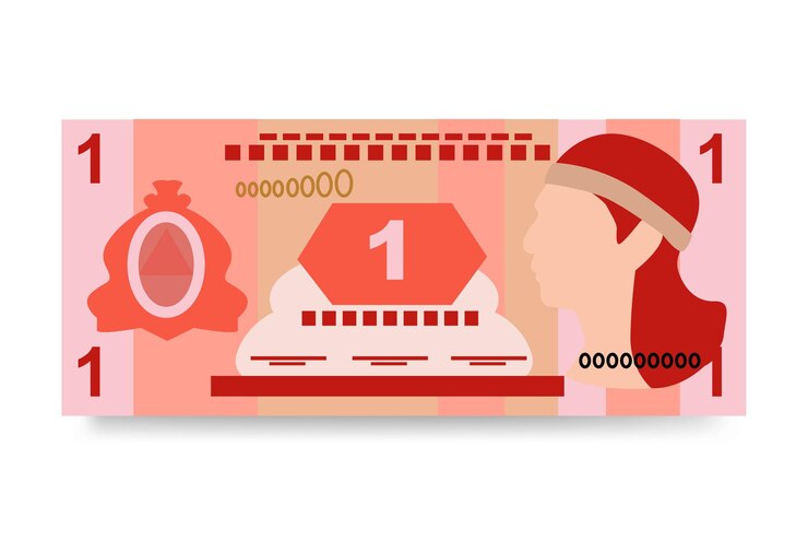 Hondurenha Lempira Ilustração vetorial Dinheiro de Honduras conjunto notas de banco Papel moeda 1 HNL
