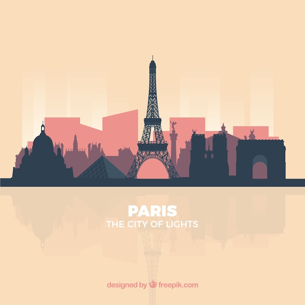Horizonte moderno de Paris