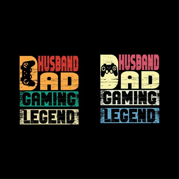 Husband dad gaming legend dad design (desenho do marido e do pai)