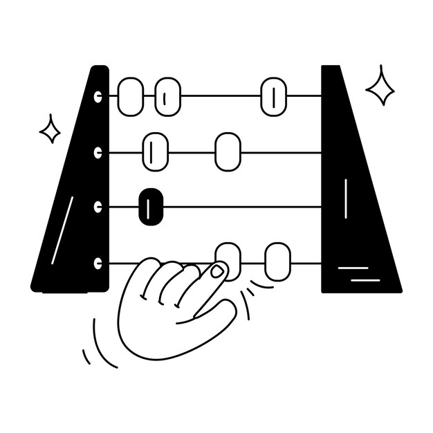 Vetor icã do doodle do pacote de pagamento e investimento