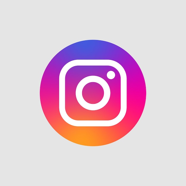 Vetor icon insta vector de logotipo moderno do instagram para criadores de mídias sociais marca de alta qualidade