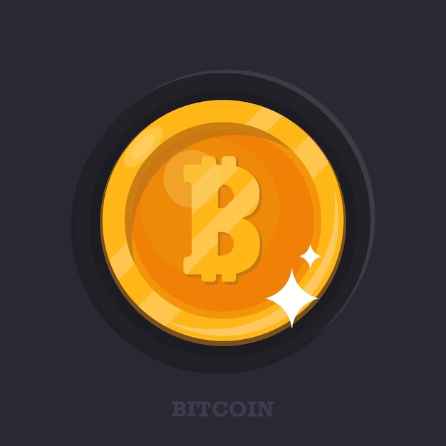 Icon of bitcoin element para negócios