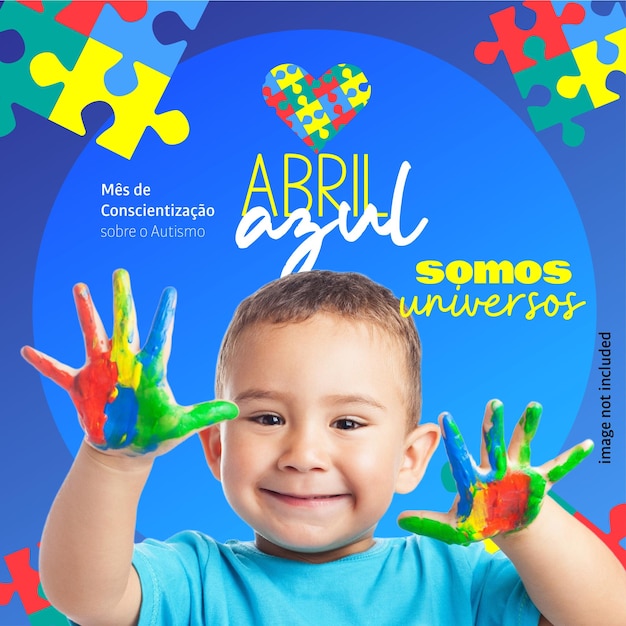 Icone 3 abril azul autismo TEA