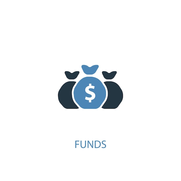Ícone colorido do conceito 2 de fundos. ilustração do elemento azul simples. design de símbolo de conceito de fundos. pode ser usado para ui / ux da web e móvel