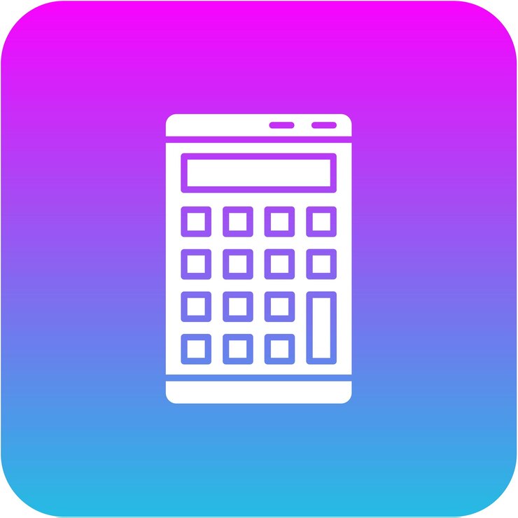 Vetor ícone da calculadora