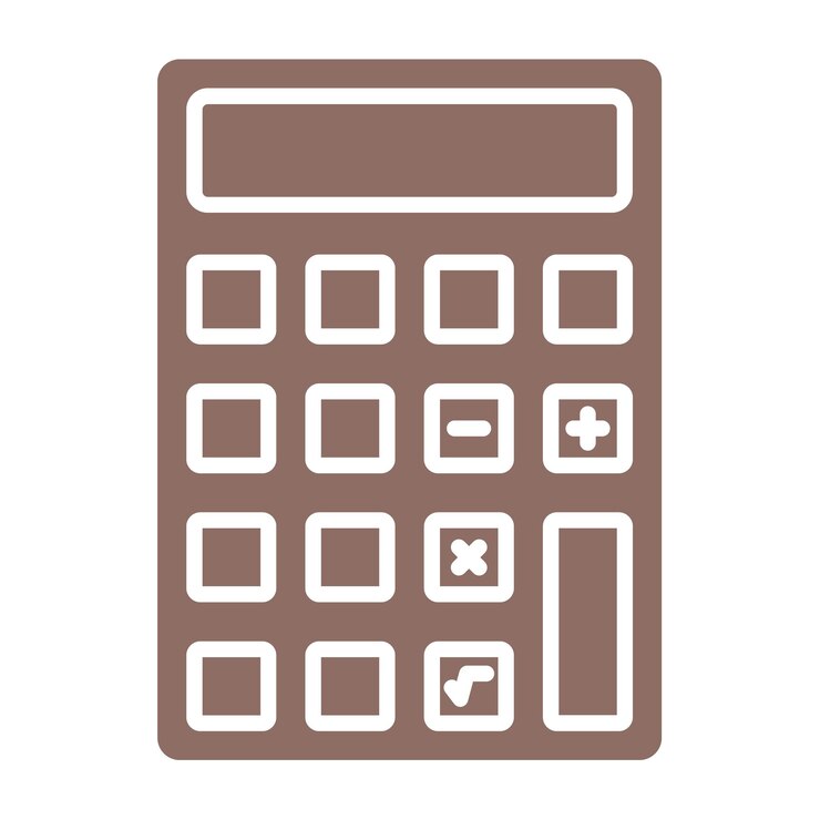 Vetor ícone da calculadora