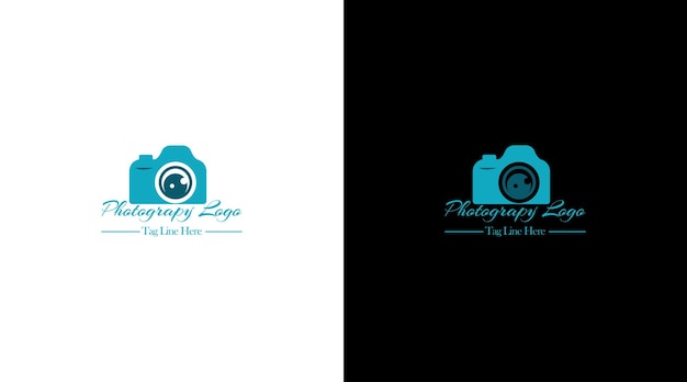 Vetor Ícone da câmera fotografia tipografia signatura fotógrafo minimalista logo vector arquivo eps