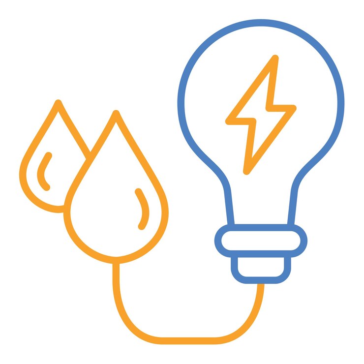 Vetor ícone da energia limpa
