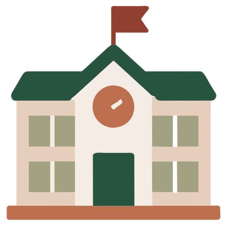 Vetor ícone da escola