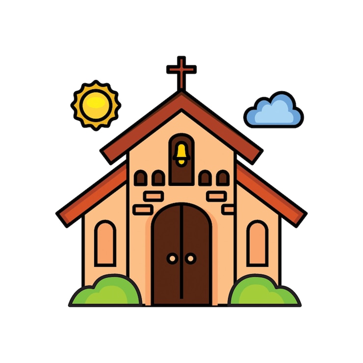 Vetor ícone da igreja