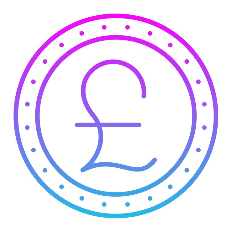 Vetor ícone da libra