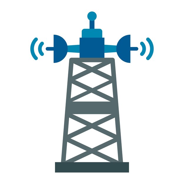 Vetor Ícone da torre de sinalização