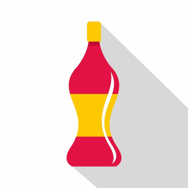 Vetor Ícone de água de soda ilustração plana do ícone vetor de água de soda para web