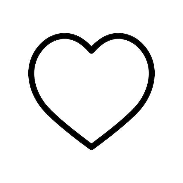 Ícone de amor favorito do coração