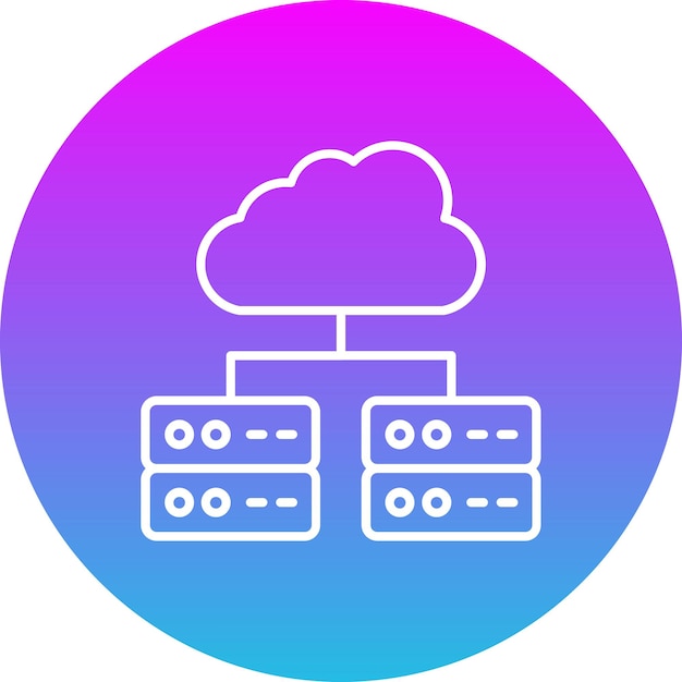 Ícone de armazenamento em nuvem