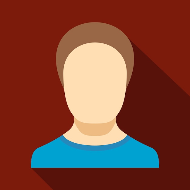 Vetor Ícone de avatar de homem ilustração plana do ícone de vetor de avatar de homem para qualquer design da web