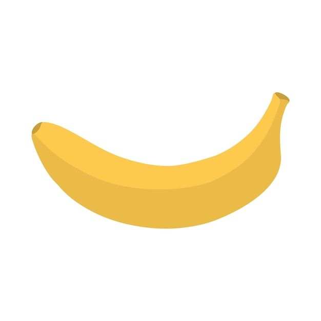 Ícone de banana amarela