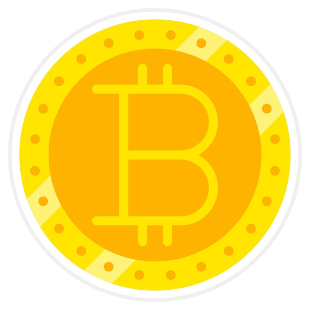 Vetor Ícone de bitcoin