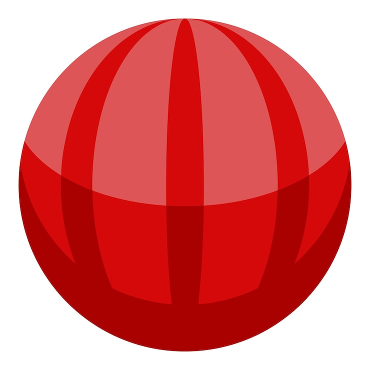 Vetor ícone de bola de jogo de cachorro isométrico do ícone vetor de bola de jogo de cachorro para web design isolado em fundo branco