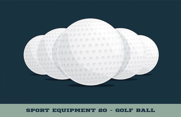 Ícone de bolas de golfe