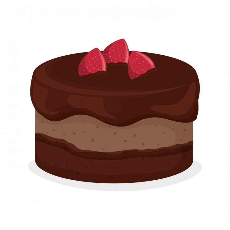 Vetor ícone de bolo doce