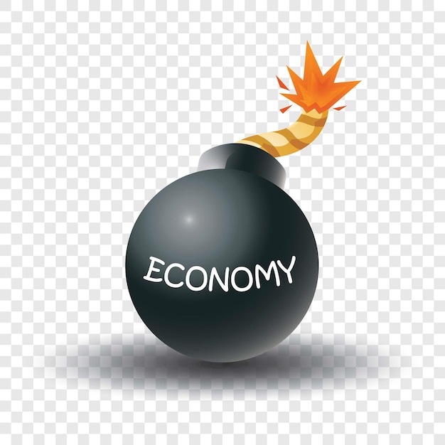 Vetor Ícone de bomba econômica ícone de bomba econômica em fundo transparente desenho por ilustração